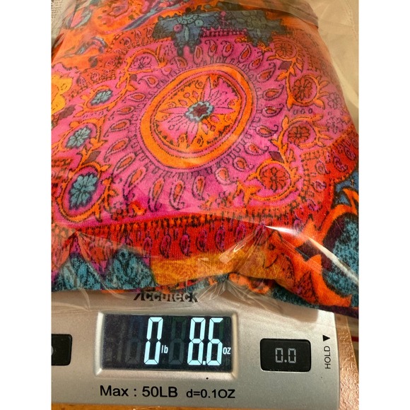 Chico's Paisley Patchwork Tunic Top Women's Size 1 Beaded V Neck Long Sleeve‎ - Picture 12 of 12